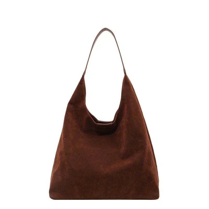 Suede Shoulder Bag