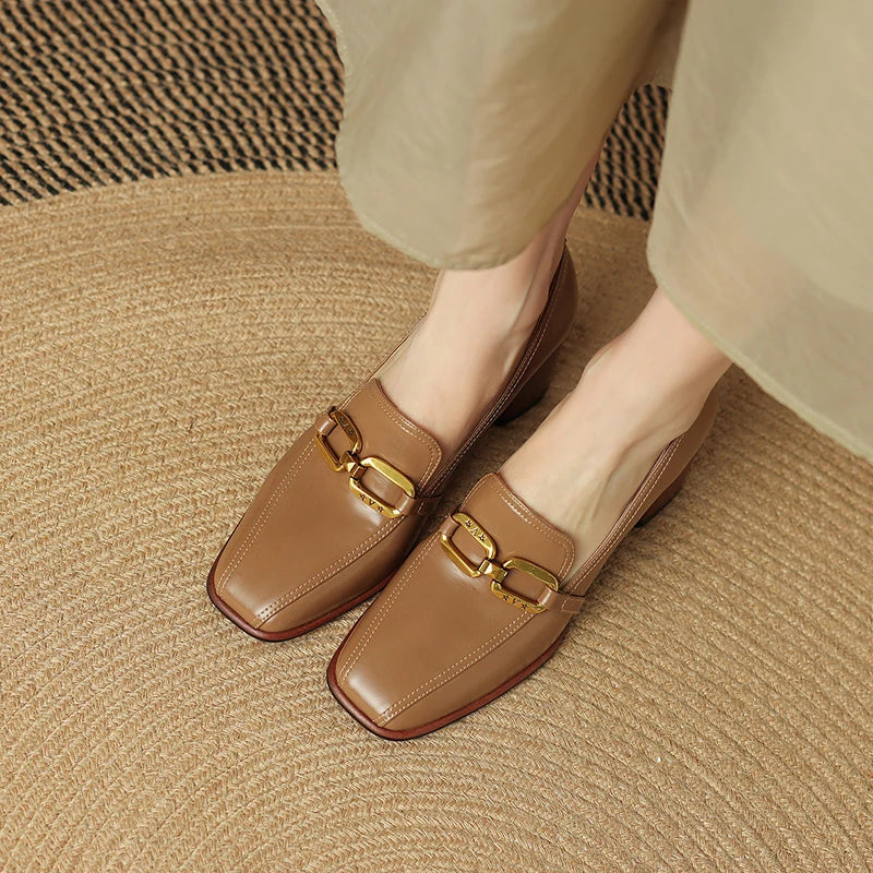 Square Toe High Heels Shoes