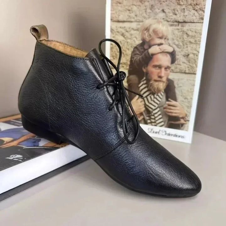British Style Lace Up Boots