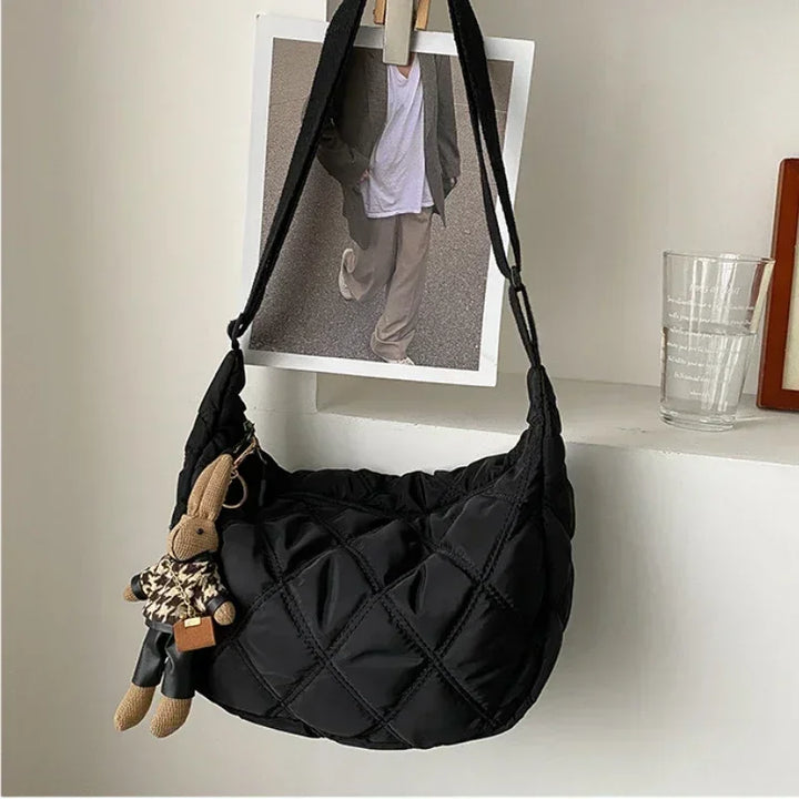 Embroidered Crossody Bag