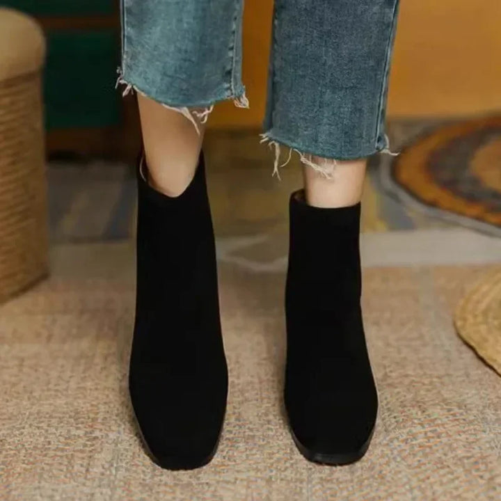 Chunky Heels Boots