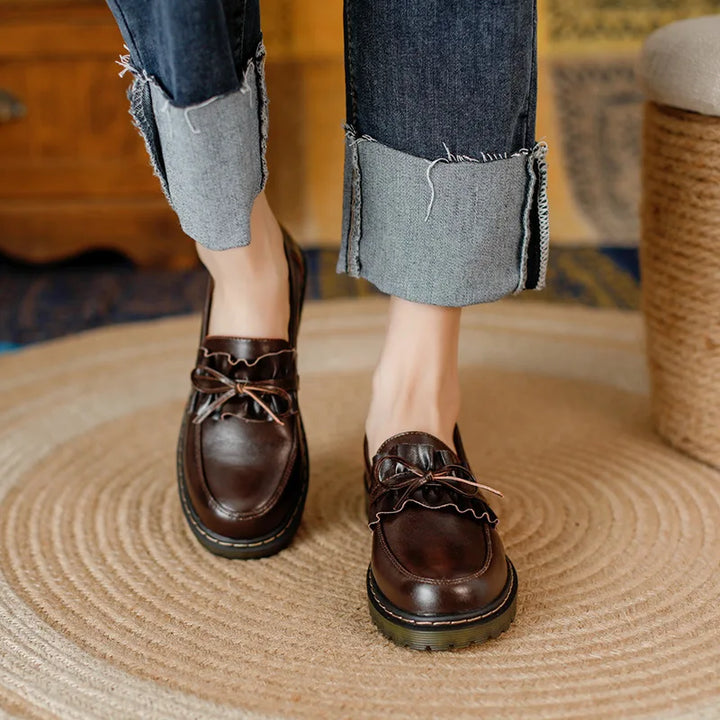 Retro Platform Oxford Shoes