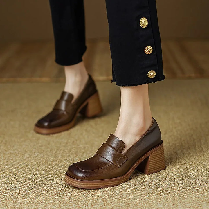 Platform British Style Women's Shoes