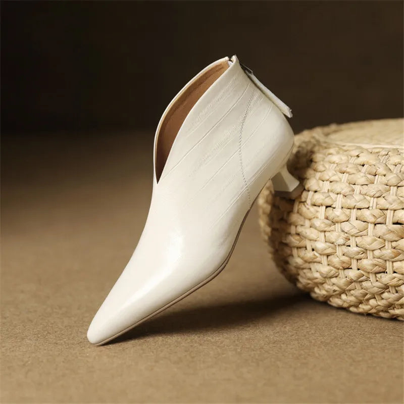 Pointed Toe Ankle Shoes