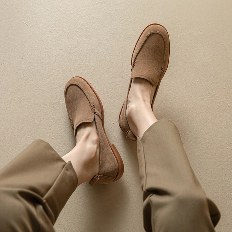 Round Toe Loafers
