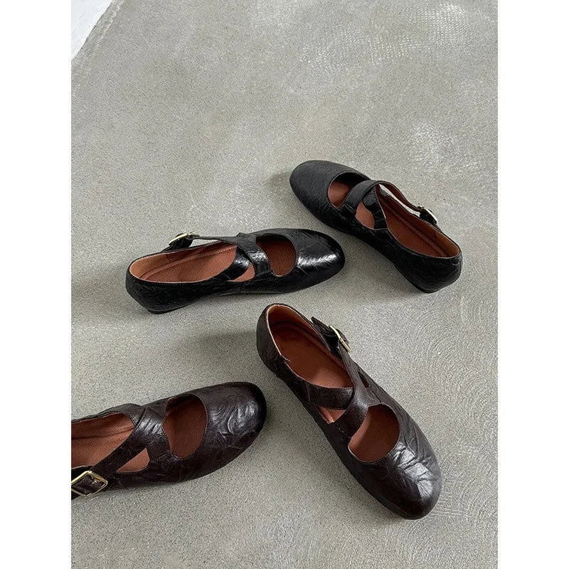 Round Toe Flats