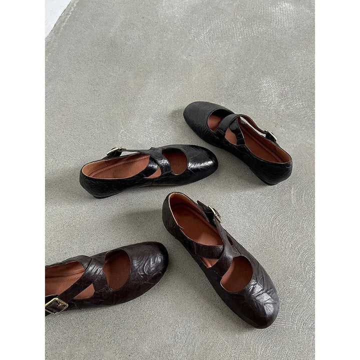 Round Toe Flats
