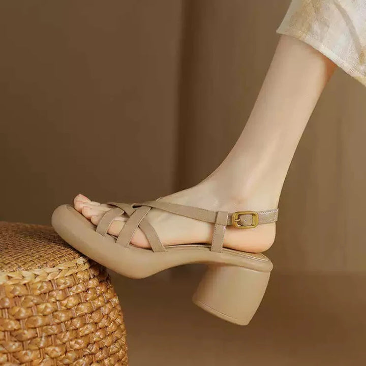 Platform Buckle Sandals
