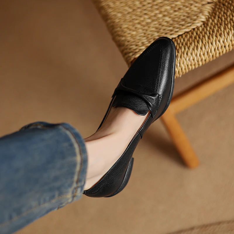 Pointed Toe Slip-on Shoes