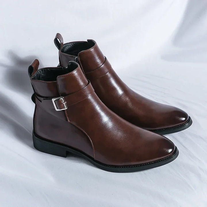 Buckle Chelsea Boots
