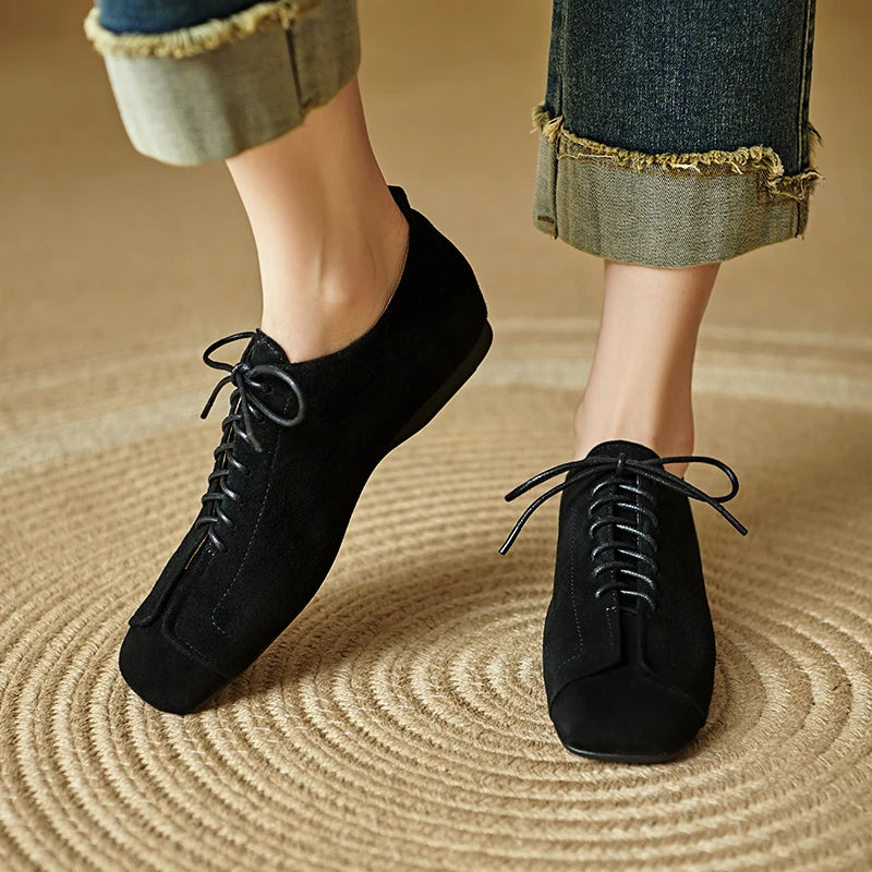 Casual Soft Lace-up Loafers