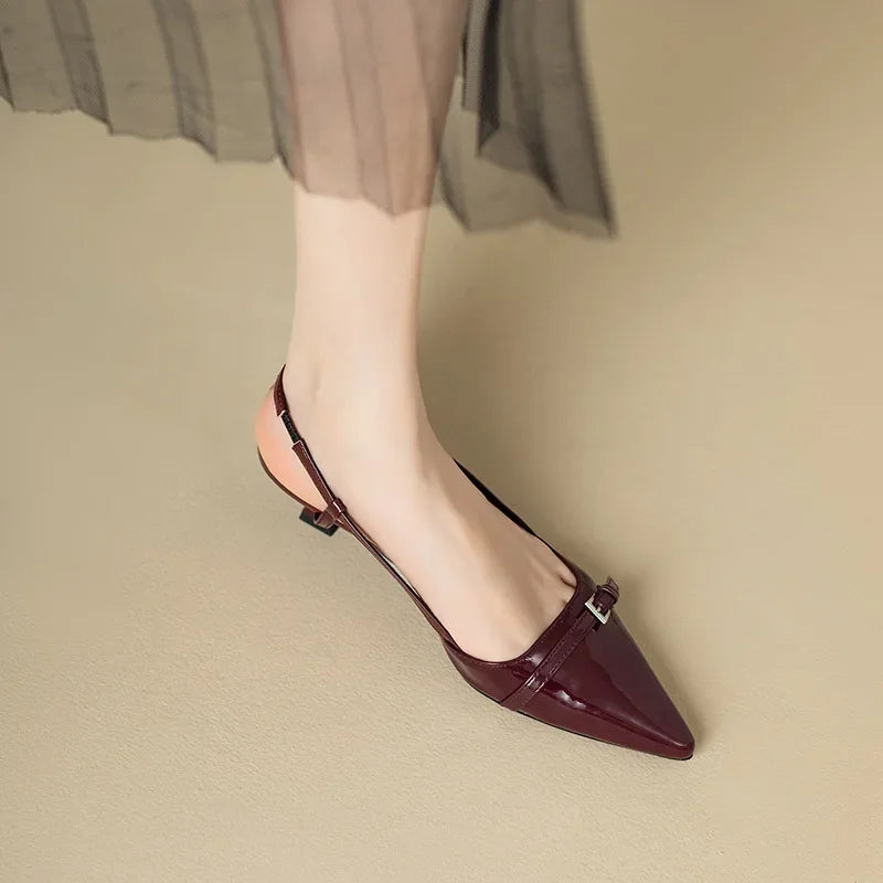 Narrow Heel Pumps