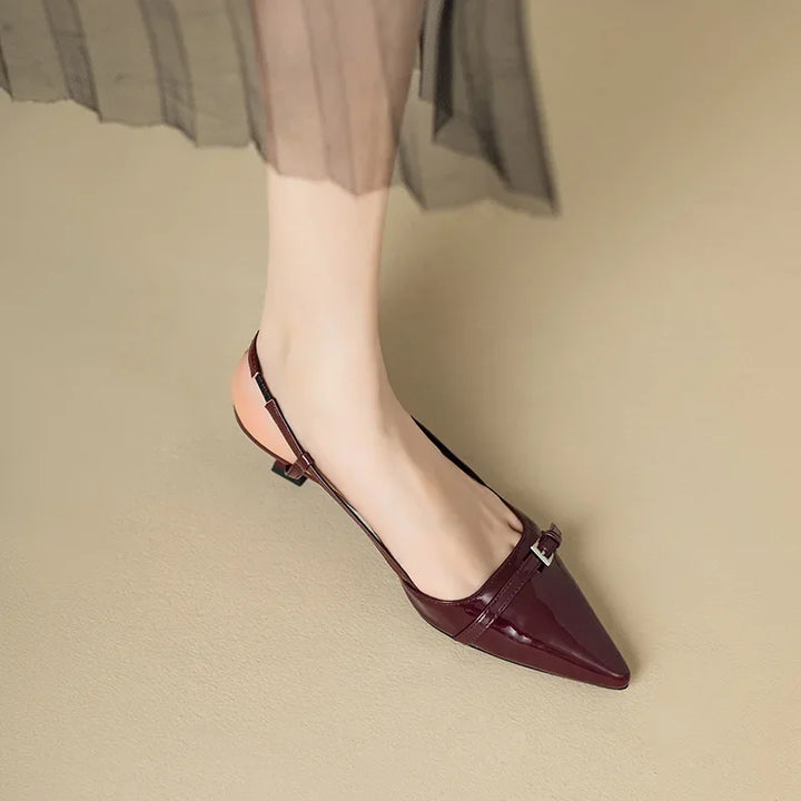 Narrow Heel Pumps