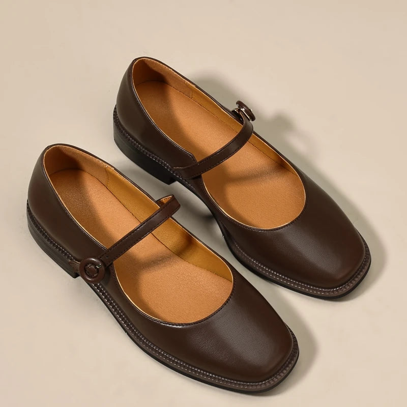 Women's Low Heels Mary Jane Shoes
