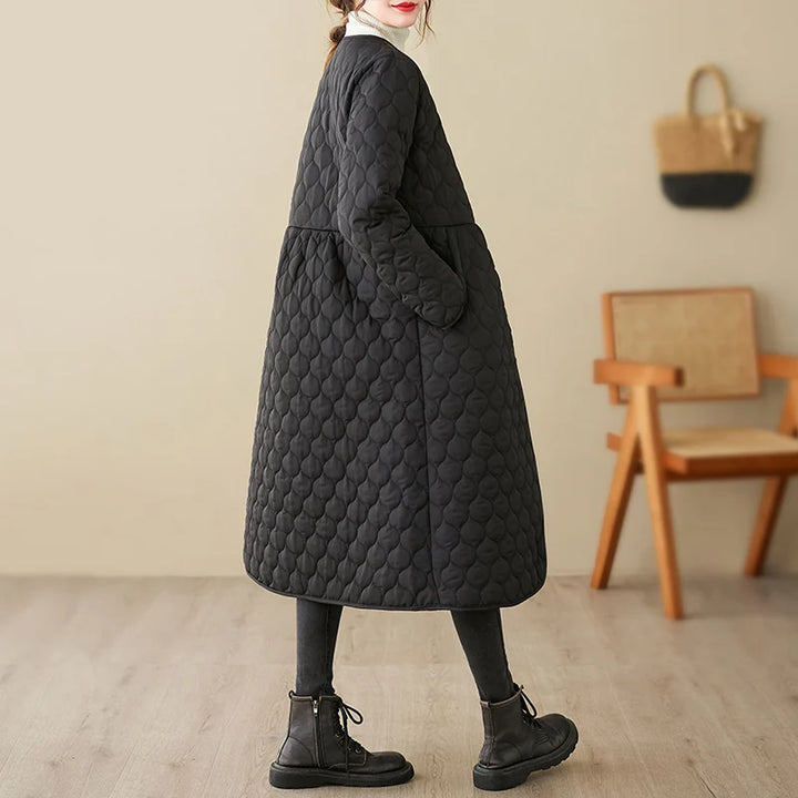 Long Sleeve V-neck Plus Size Jacket