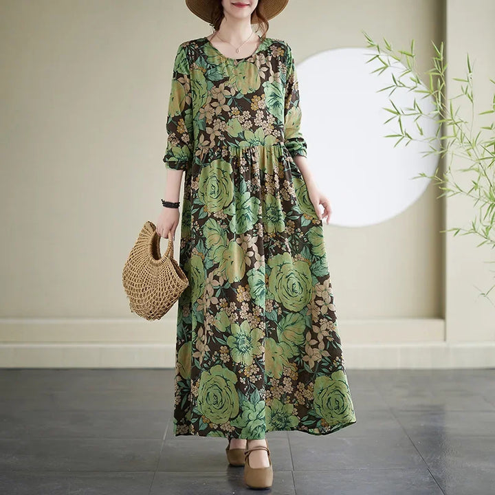 Round Neck Loose Dress