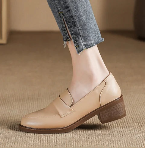 Low Heels Classic Loafers