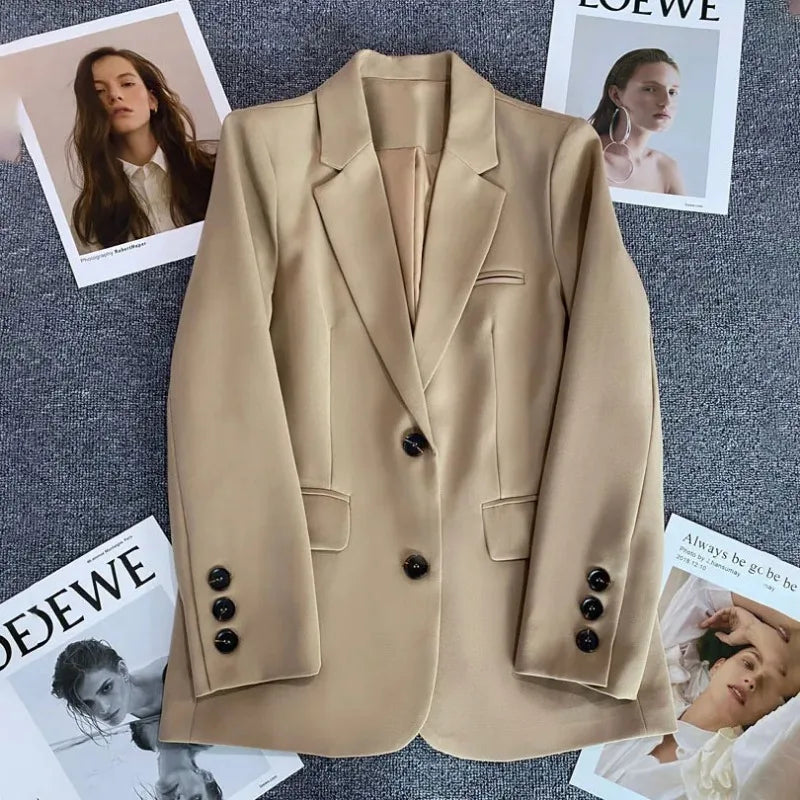Long Sleeve Single Breasted Blazer