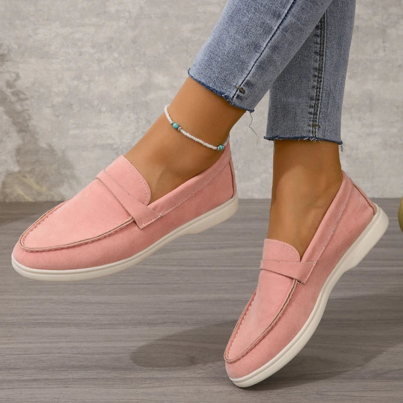 Classic British Pointed Loafers