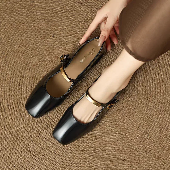 Buckle Flat Mary Janes Shoes