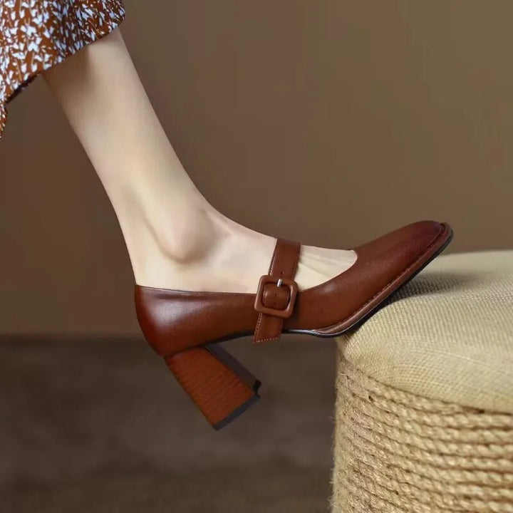High Heel French Retro Shoes