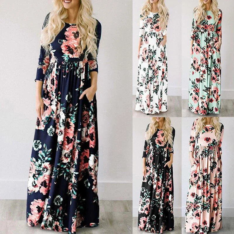 Boho Floral Dress