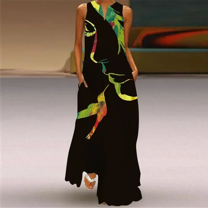 Casual Printed Dress
