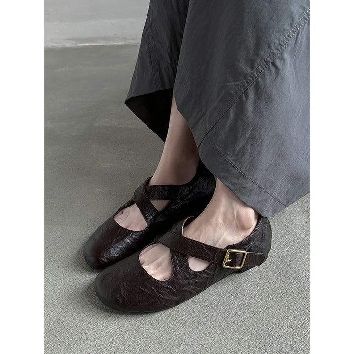 Round Toe Flats