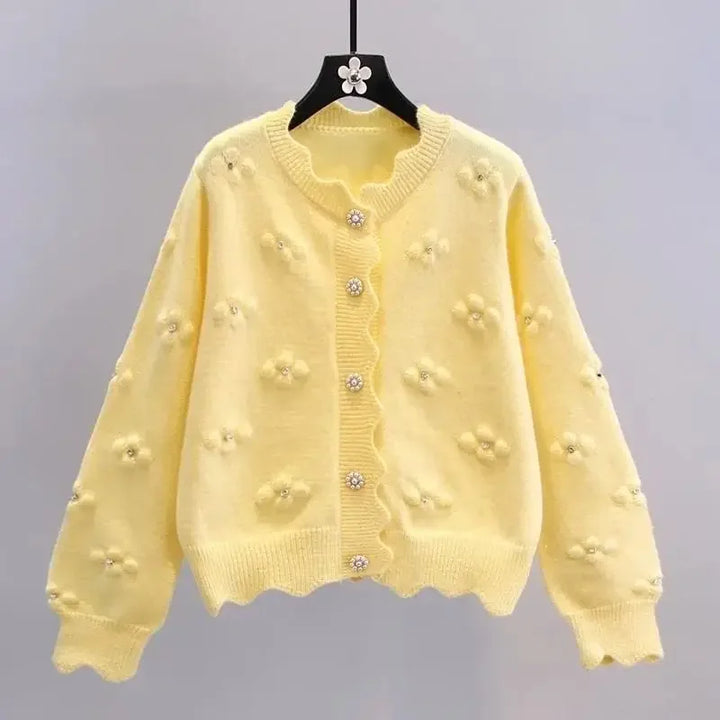 Embroidered Flower Sweater