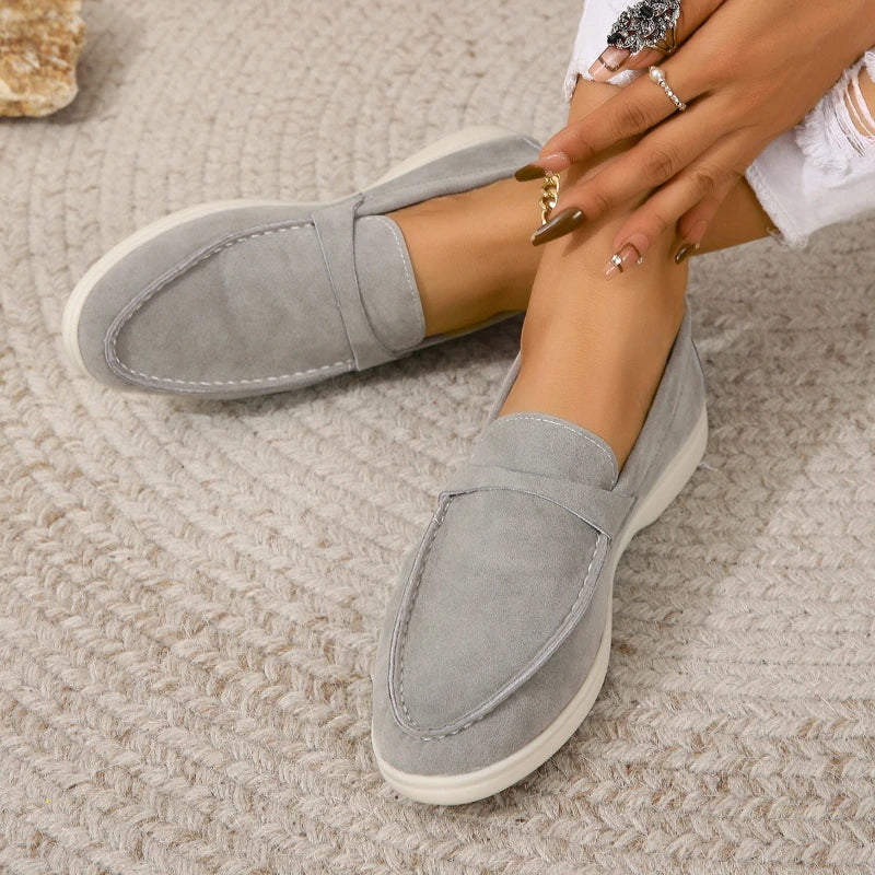 Classic British Pointed Loafers