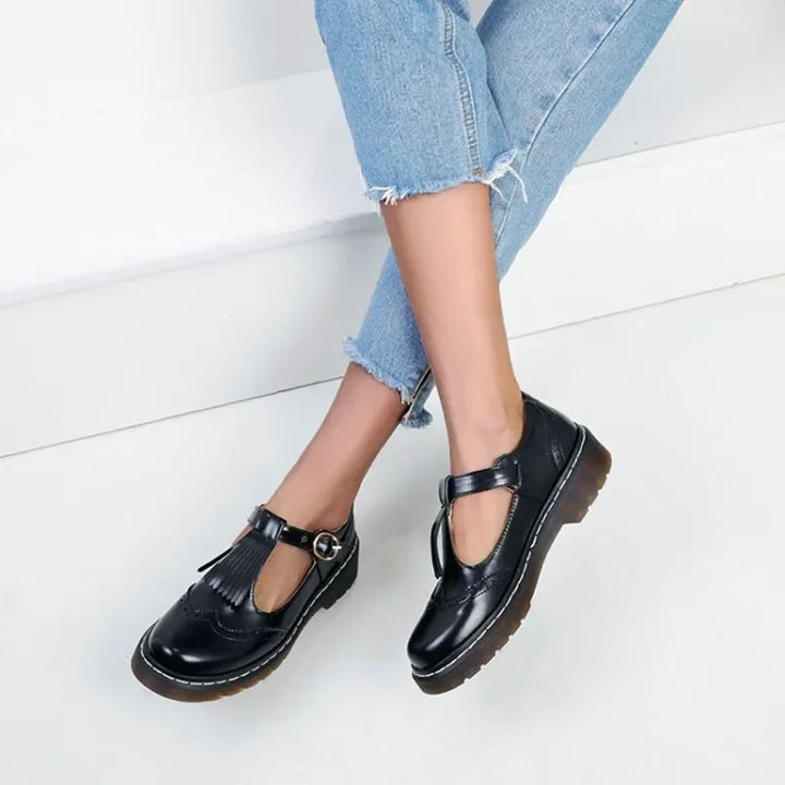 Vintage Fringe Brogue Shoes