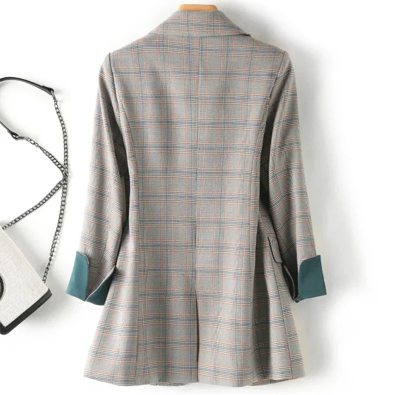 Light Plaid Blazer
