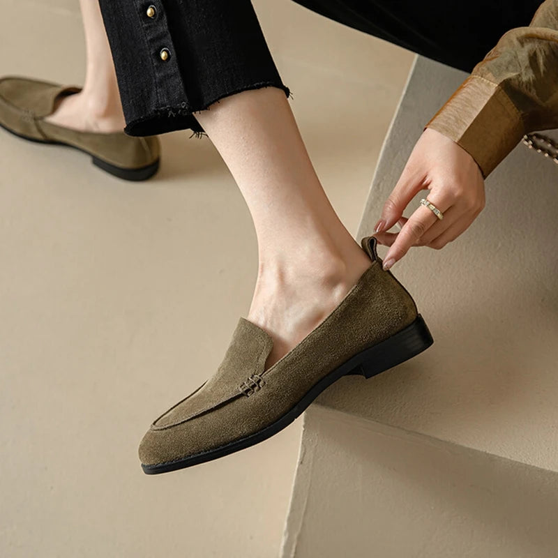 Round Toe Loafers