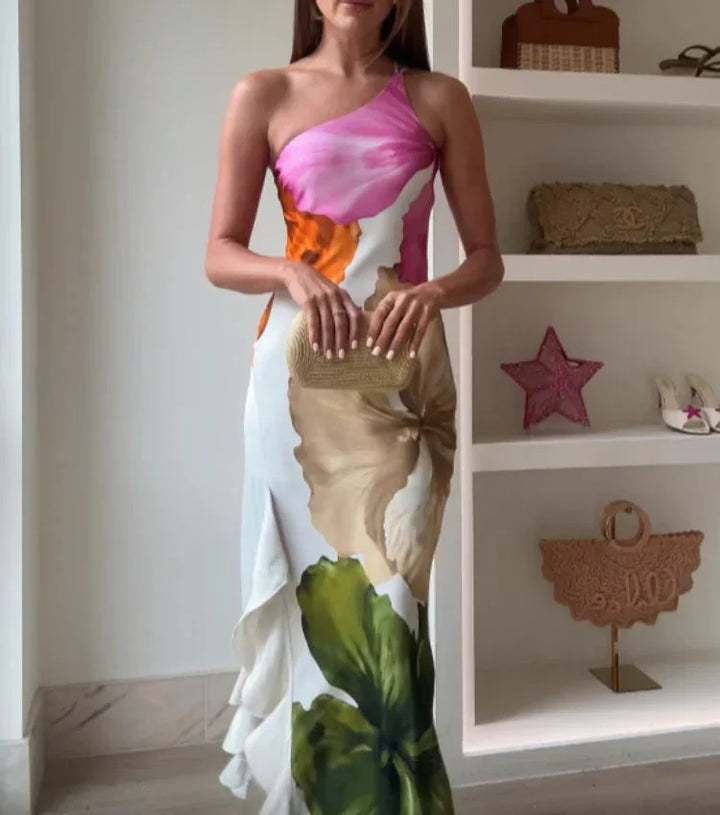 Patchwork Floral Dress