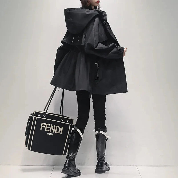 Light Hooded Trench Coat