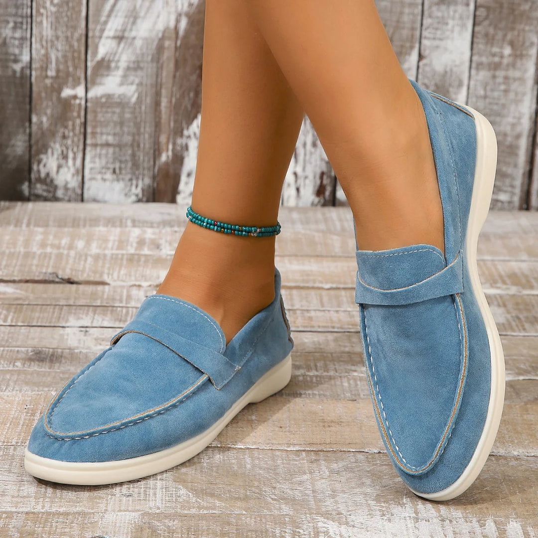 Classic British Pointed Loafers