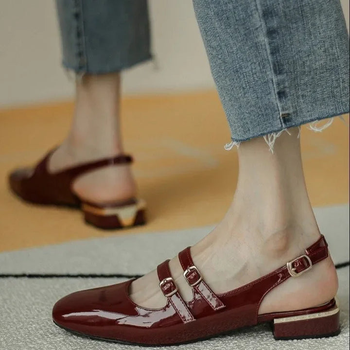 Retro Mary Jane Slip On