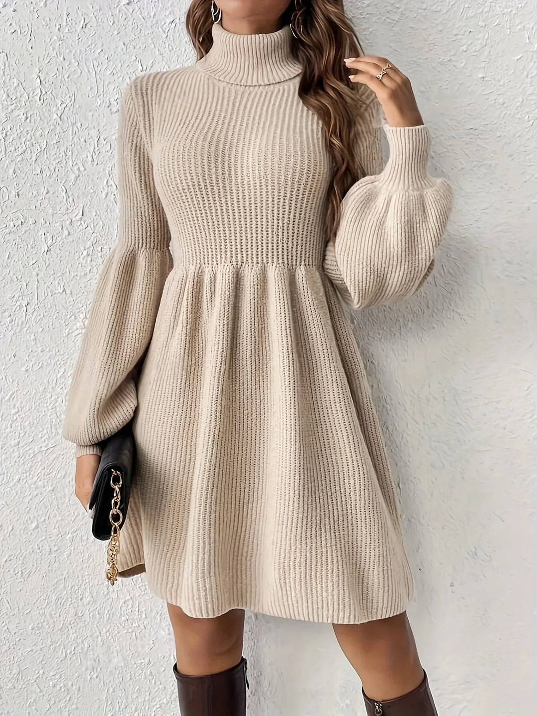 Turtleneck Dress