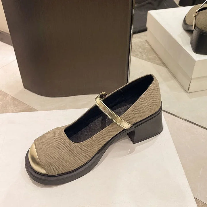 Chunky Heels Mary Janes