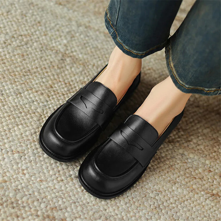Low Heel Loafers