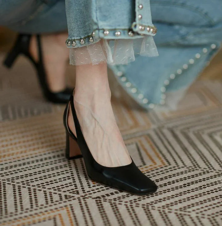 Casual Chunky Heels Pumps