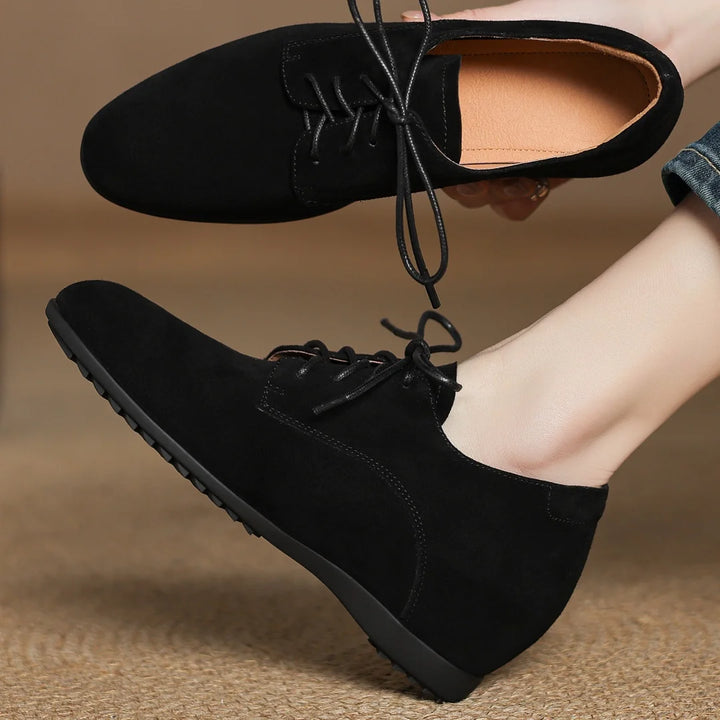 Leather Lace-up Oxfords