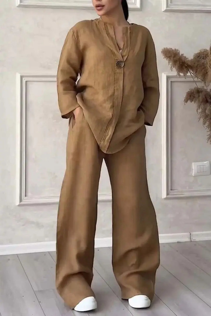 Linen Loose Set
