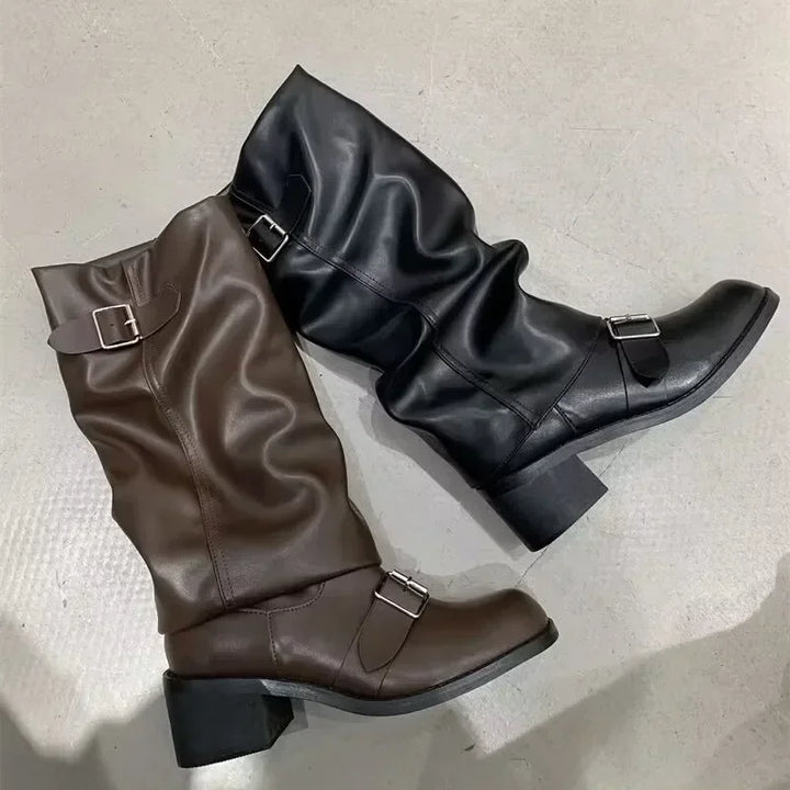 Chunky Heels Boots
