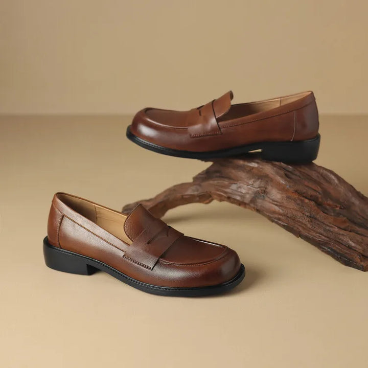 Low Heel Loafers