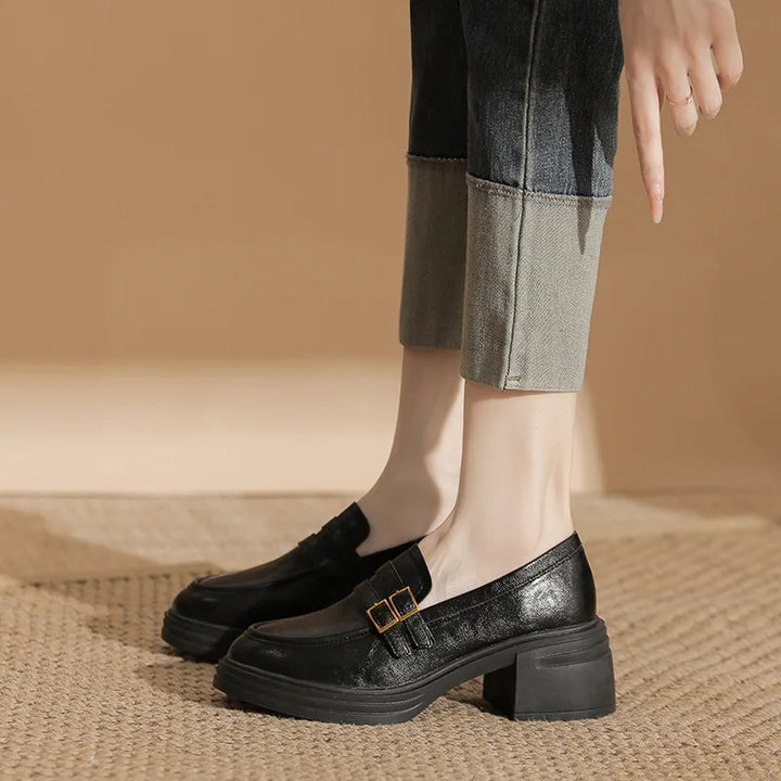 Comfortable Retro British Style Women's Loafers