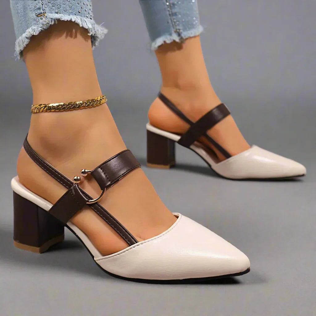 Pointed Block Heels