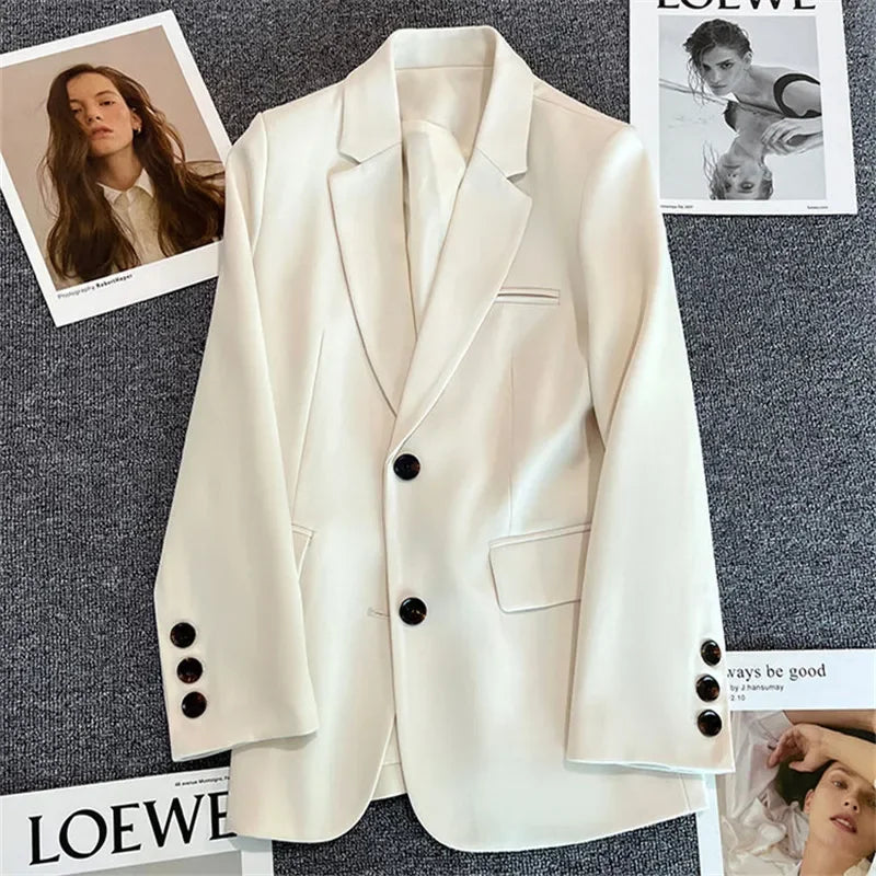 Long Sleeve Single Breasted Blazer