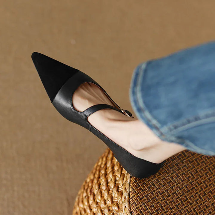 Flats Pointed Toe Mary Jane Shoes