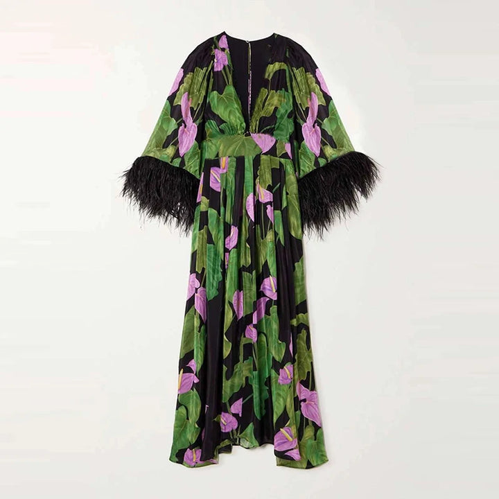 V-neck Boho Dress